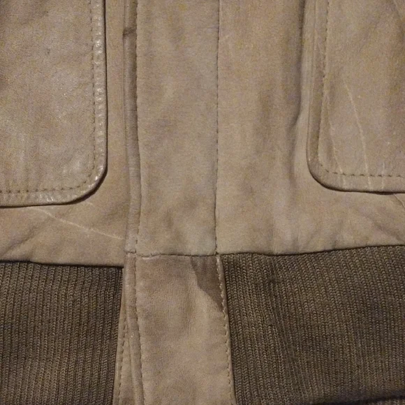 vintage U2 Wear Me Out leather bomber flight jacket. - Picture 6 of 16